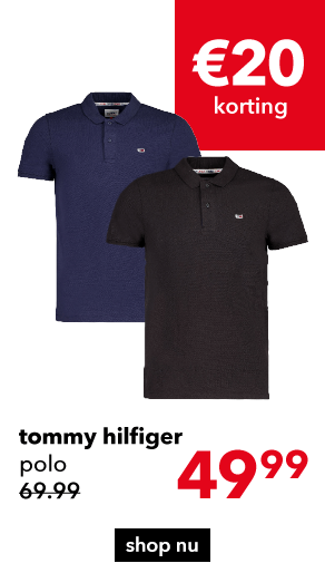 €20 korting op Tommy Hilfiger polo's