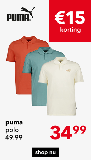 Shop deze puma heren polo's met €15 korting!