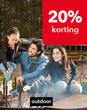 Bekijk alle outdoor artikelen met 20% korting!