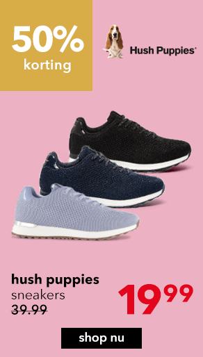 50% korting op Hush Puppies!
