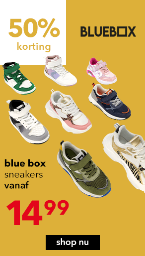 Shop blue box schoenen tot 50% korting!