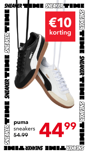 Shop Puma sneakers met tot 10,- korting!