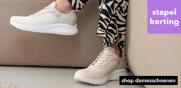 Shop damesschoenen met stapelkorting!