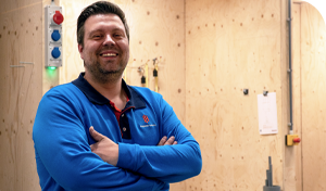 Peer werkt veilig bij Hoppenbrouwers