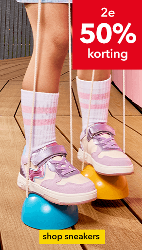2e 50% korting op alle kindersneakers!