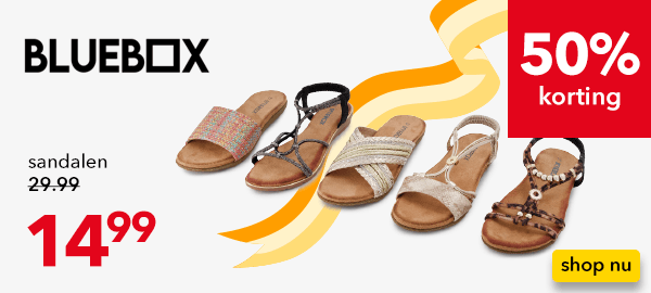 Shop bluebox sandalen met korting!