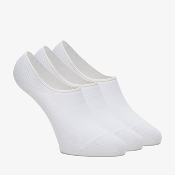 3 paar sneakersokken wit