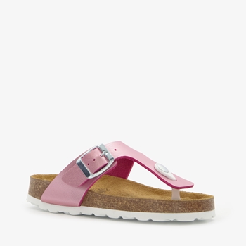 Hush Puppies meisjes bio teenslippers roze
