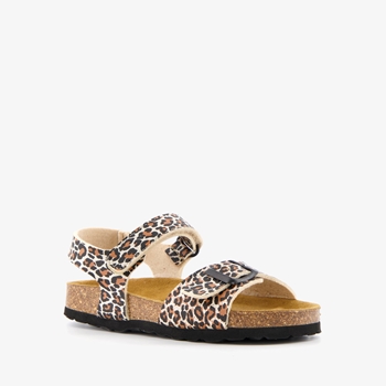 Hush Puppies meisjes bio sandalen luipaardprint