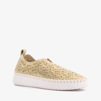 Hush Puppies dames instappers goud
