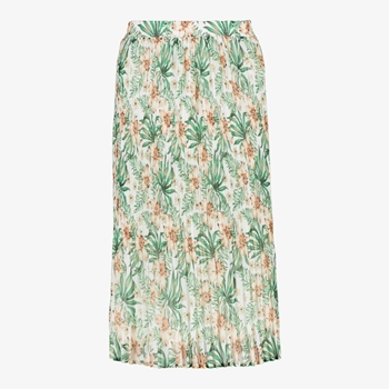 TwoDay dames maxi plissérok met bloemenprint