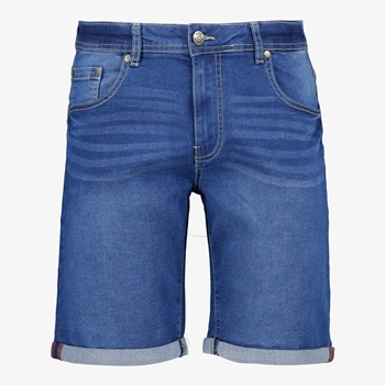 Unsigned heren jog denim short medium blauw