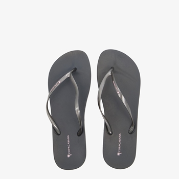 Copacabana dames teenslippers grijs