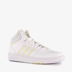 Adidas Hoops 3.0 Mid dames sneaker wit geel