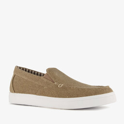 Heren instappers beige