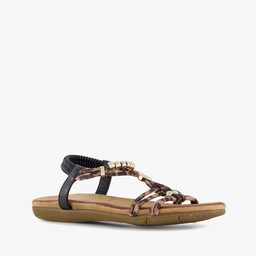 Blue Box dames sandalen panterprint