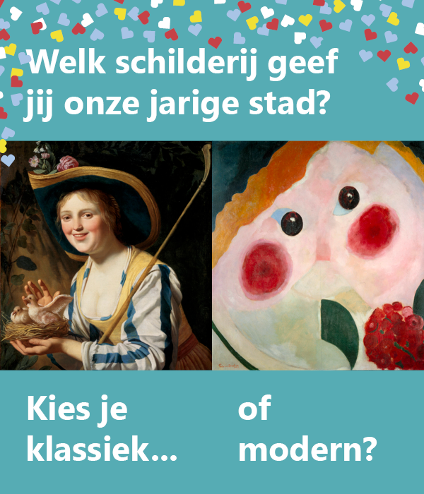 Welk schilderij geef jij de stad Utrecht? Kies een kunstwerk als muurschildering op het Diakonessenhuis
