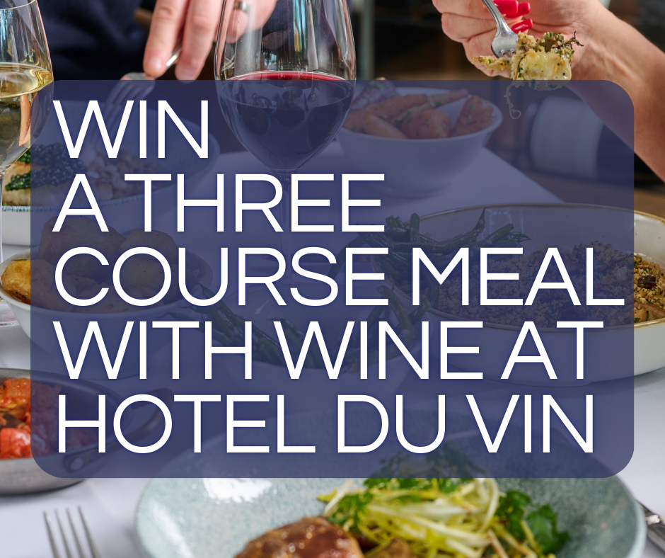 Win a three course meal with wine at Hotel du Vin