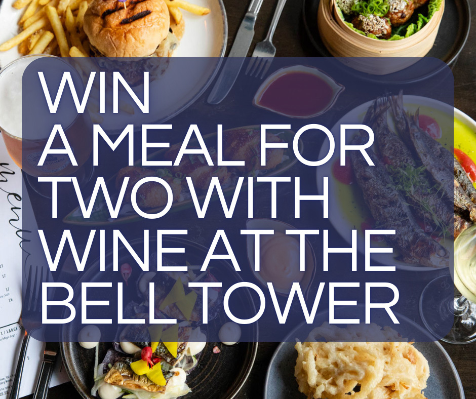 The Bell Tower giveaway - win a meal for two with wine
