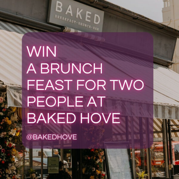 Win a brunch feast for two people at baked hove